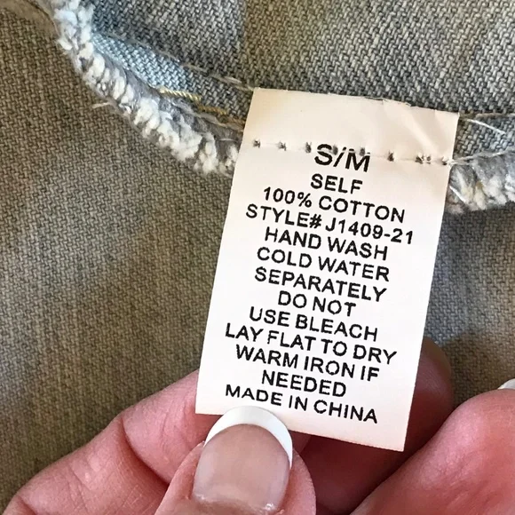 FESTIVAL 🔥 CONCERT RHINESTONE FRINGE 100% COTTON DENIM JACKET - Picture 11 of 14